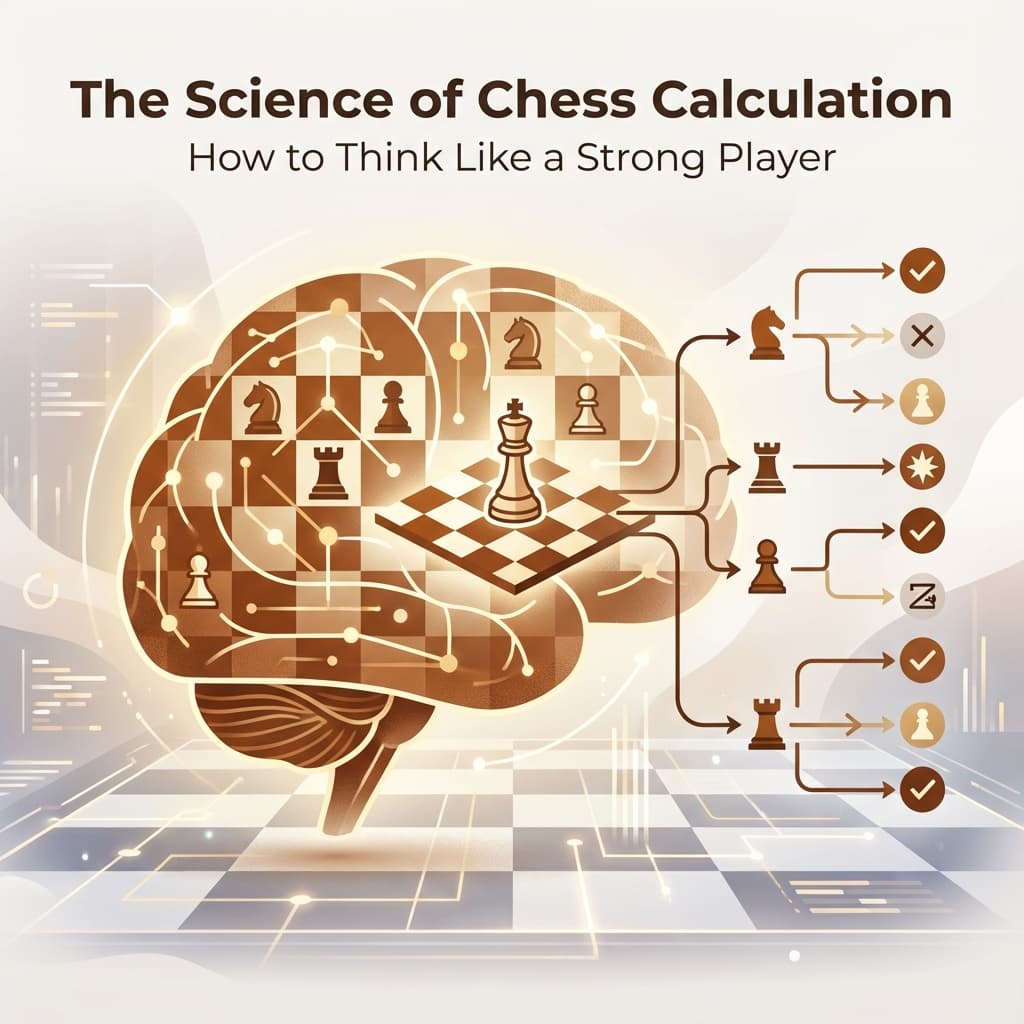 The Science of Chess Calculation: How to Think Like a Strong Player