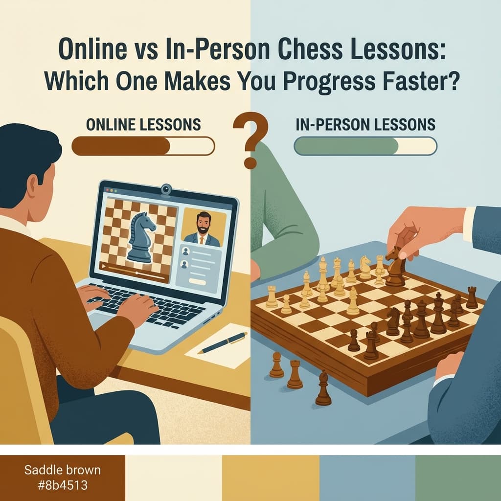 Online vs In-Person Chess Lessons: Which One Makes You Progress Faster?
