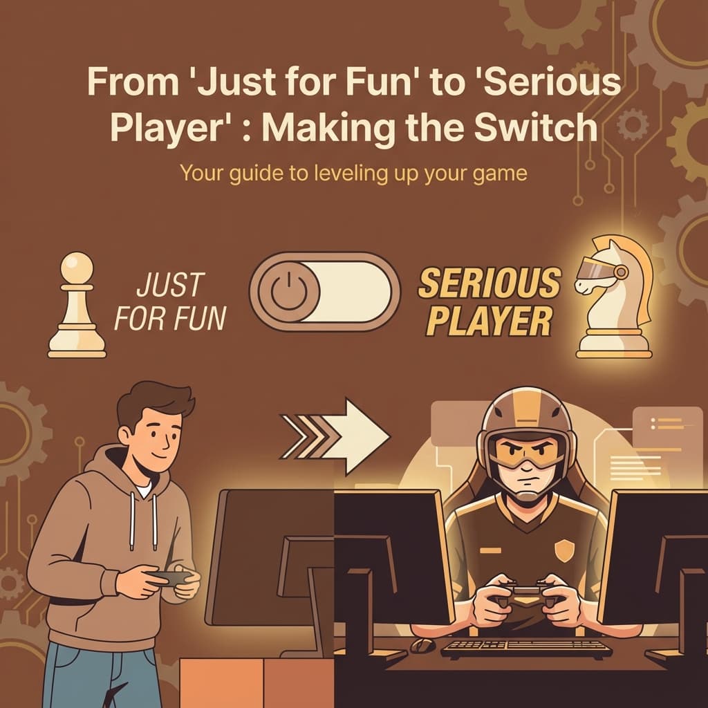 From "Just for Fun" to "Serious Player": Making the Switch