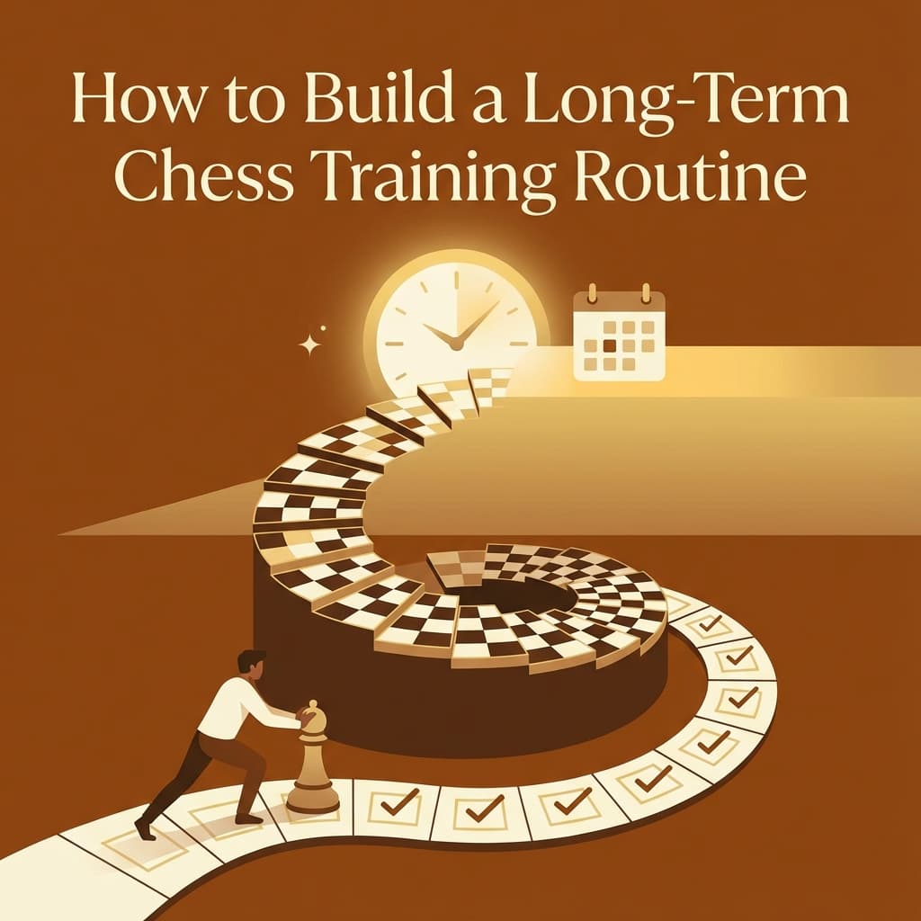How to Build a Long-Term Chess Training Routine Step-by-Step